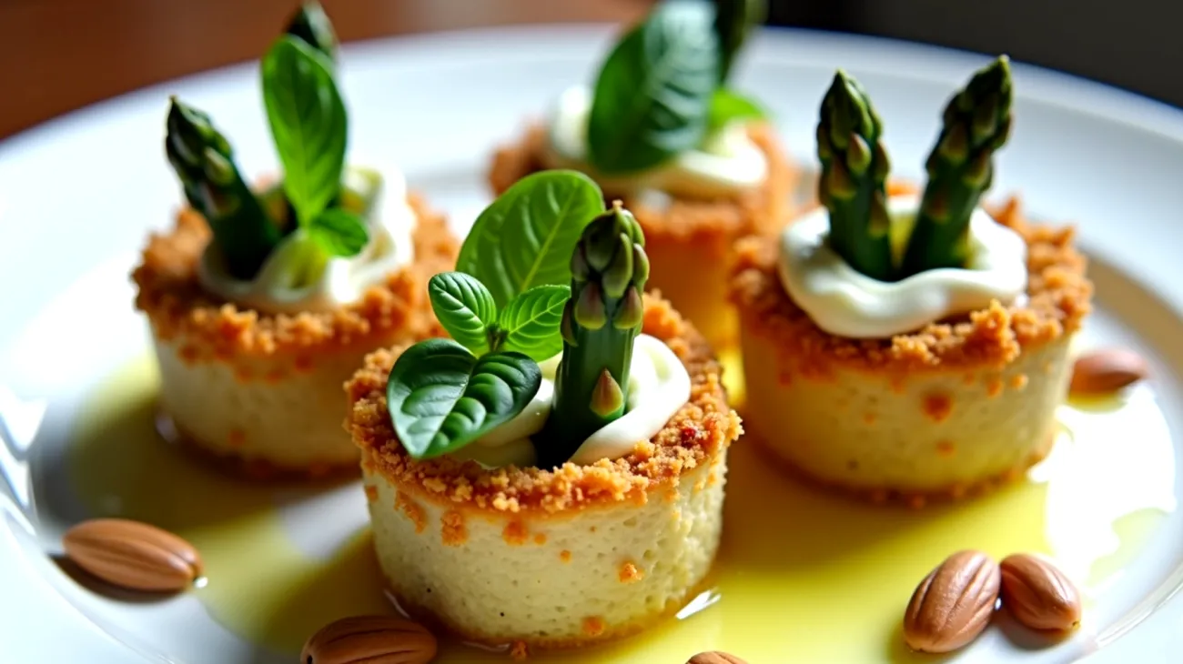Asparagi ricotta basilico"